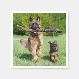 German Shepherd Napkin