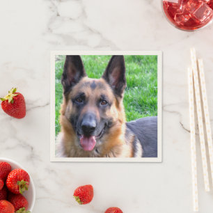 German Shepherd Napkin