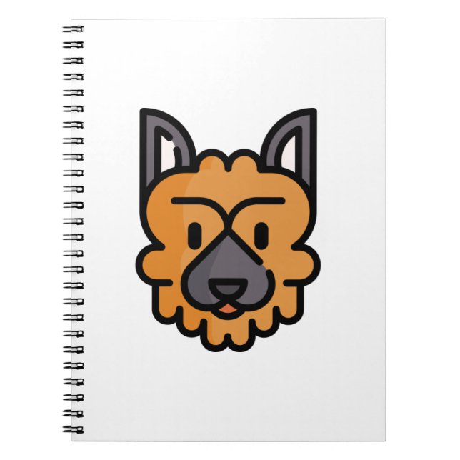 German Shepherd Notebook (Front)