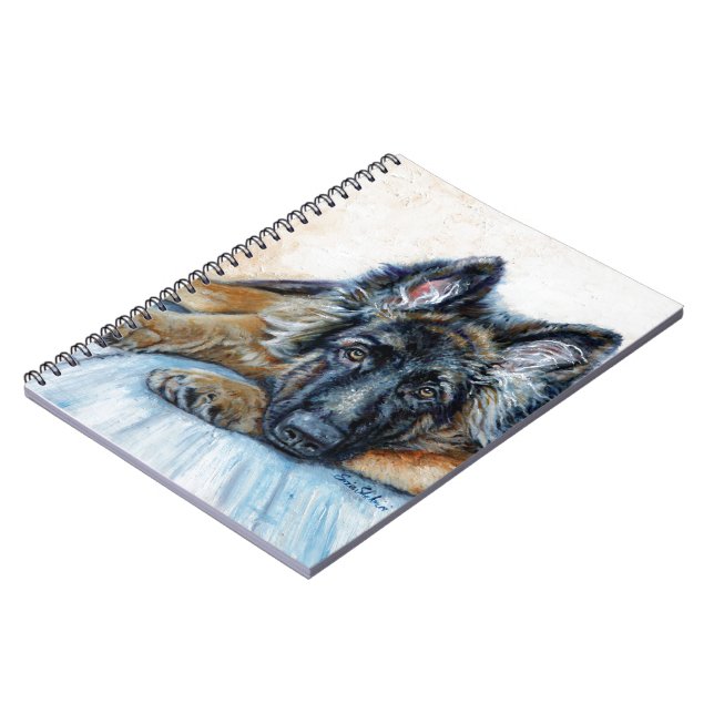 German Shepherd Notebook (Left Side)