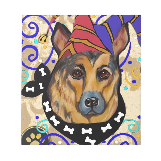 GERMAN SHEPHERD NOTEPAD (Front)