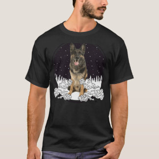 German Shepherd On Stars T-Shirt