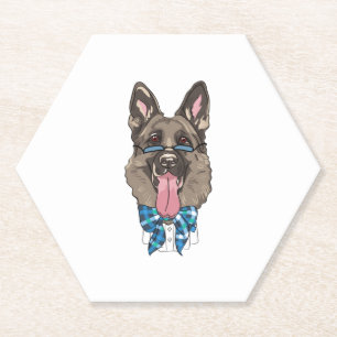 German Shepherd   Paper Coaster