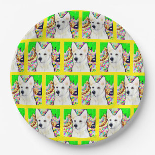 German Shepherd   Paper Plate
