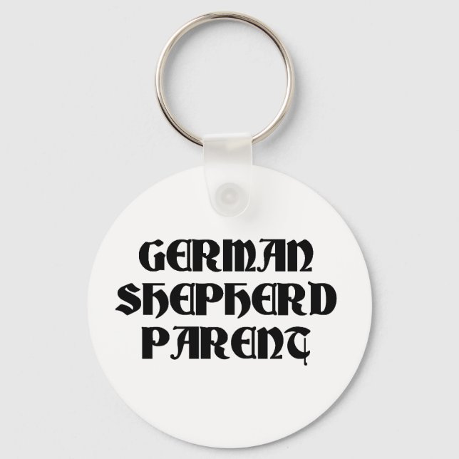 german shepherd parent.png key ring (Front)