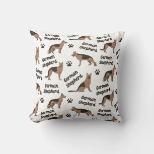German Shepherd Pattern Cushion