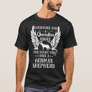 German Shepherd pet dog guardian angel T-Shirt