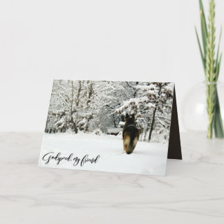 German Shepherd Pet Loss Sympathy Card