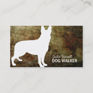 German Shepherd Pet Realated Business Card