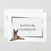 German Shepherd Pet Sympathy Loss