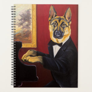 German Shepherd Piano Waltz Planner