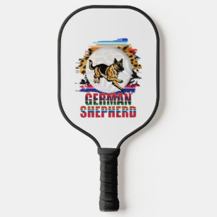 German Shepherd Pickleball Paddle