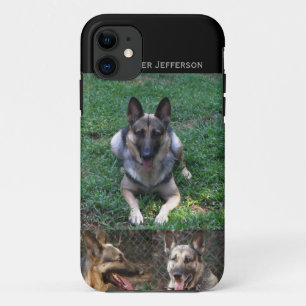 German Shepherd: Picture Collage iPhone 11 Case