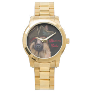 GERMAN SHEPHERD PIRATE WATCH