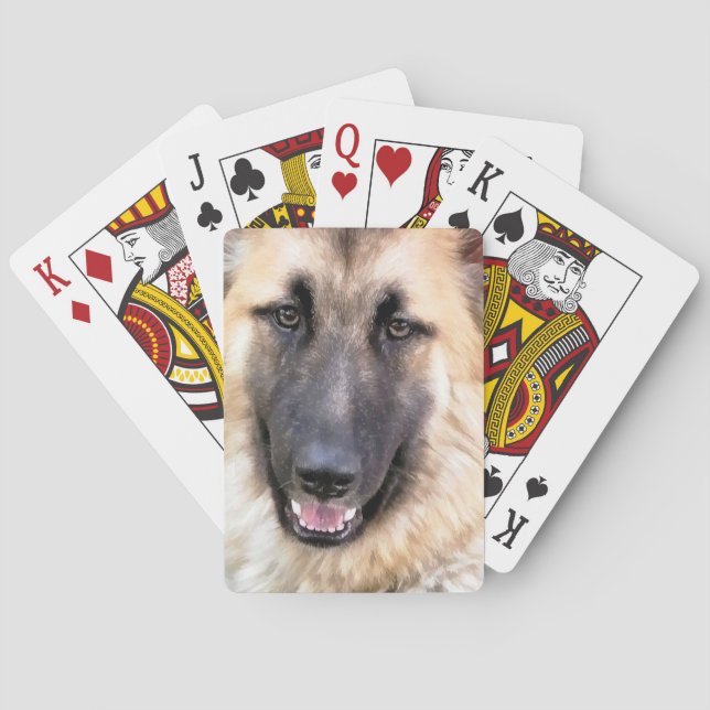 GERMAN SHEPHERD PLAYING CARDS (Back)
