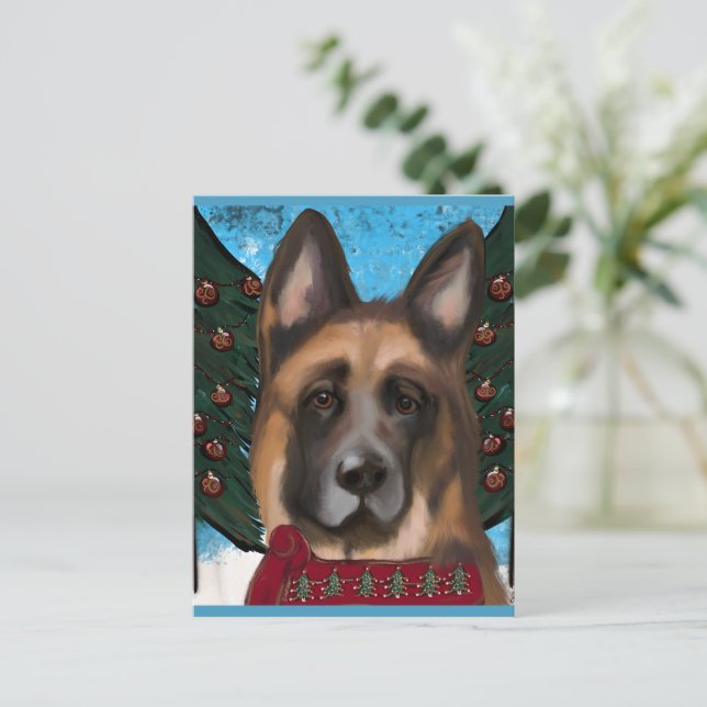 German Shepherd  Postcard (Standing Front)