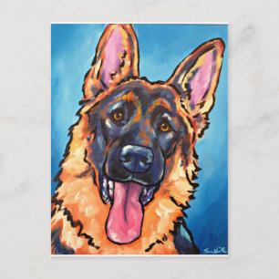 German Shepherd Postcard