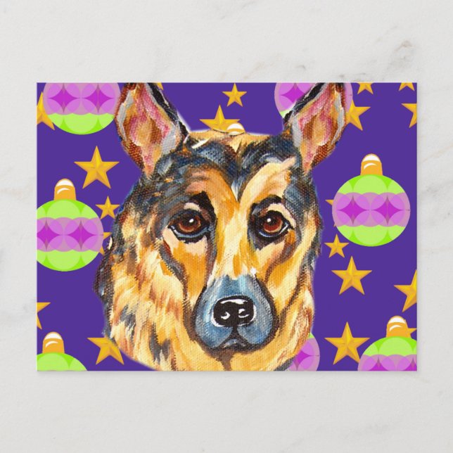 GERMAN SHEPHERD POSTCARD (Front)