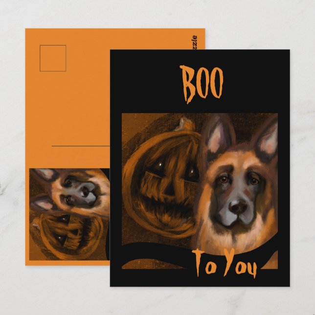 German Shepherd  Postcard (Front/Back)