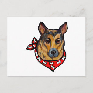 GERMAN SHEPHERD POSTCARD
