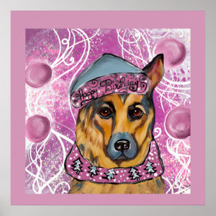 German Shepherd    Poster