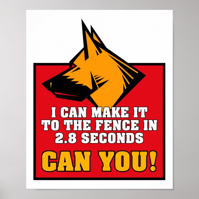 German Shepherd Poster (Front)