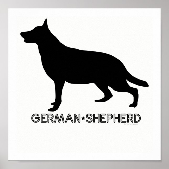 German Shepherd Print (Front)