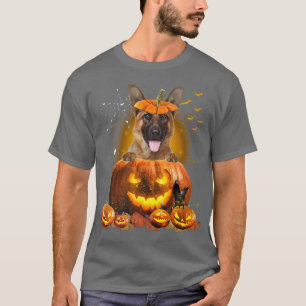 German Shepherd PumpkinFunny Cute Dog Lover Hallow T-Shirt
