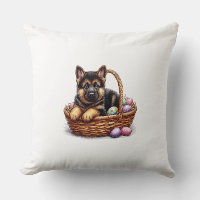 German Shepherd Pup Cushion (Front)