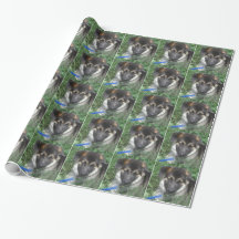 German Shepherd Pup Wrapping Paper
