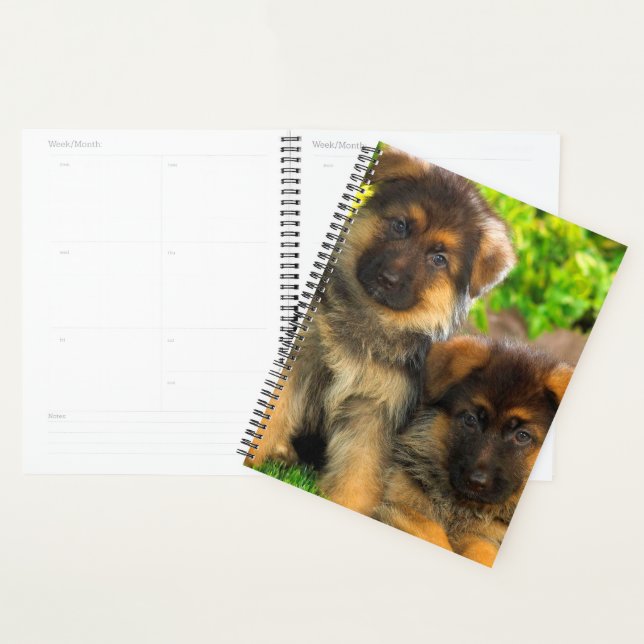 German Shepherd Puppies Planner (Display)