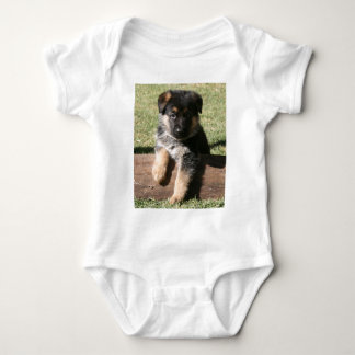German Shepherd Puppy "Big Max" Baby Bodysuit