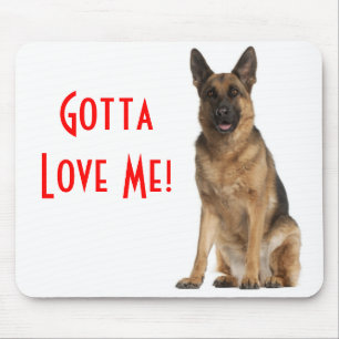 German Shepherd Puppy Dog Computer Mousepad