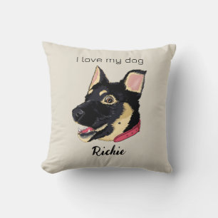 German Shepherd Puppy Dog Lover Cushion