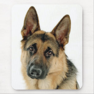 German Shepherd Puppy Dog Mouse Mat
