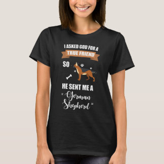 German Shepherd Puppy Dog Owner Tee