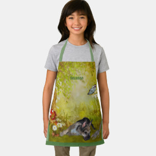 German Shepherd Puppy Fantasy Personalised Apron