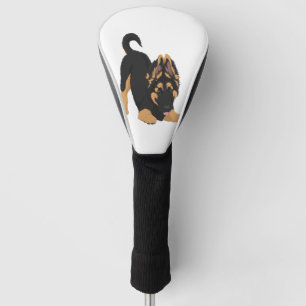 German Shepherd Puppy  Golf Head Cover