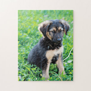 German Shepherd Puppy Jigsaw Puzzle