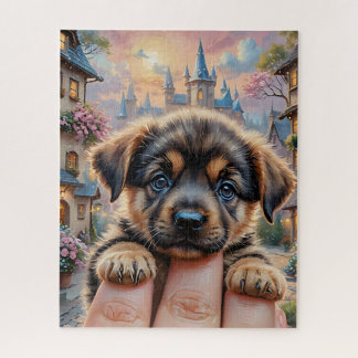 German Shepherd Puppy Jigsaw Puzzle