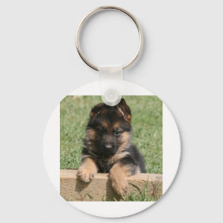German Shepherd Puppy Key Ring
