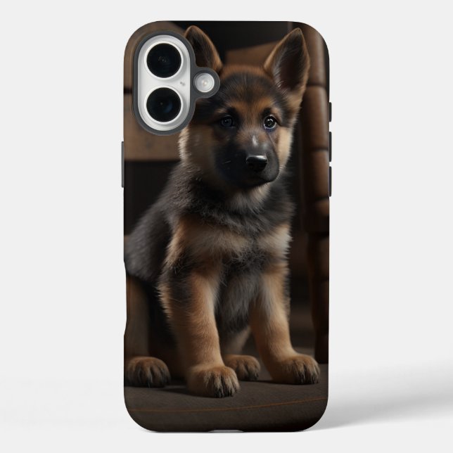 German Shepherd Puppy Phone Case (Back)