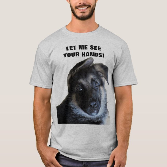 GERMAN SHEPHERD PUPPY  T-Shirt (Front)