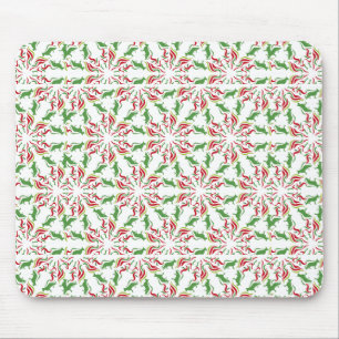 German Shepherd red green Mouse Mat