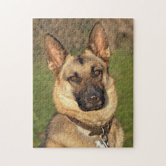 German Shepherd Rescue Dog Jigsaw Puzzle (Vertical)