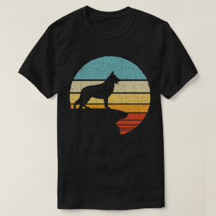 German Shepherd Retro Vintage 60s 70s Dog Owner T-Shirt