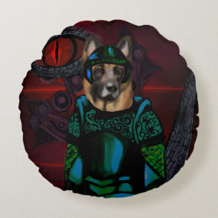 German Shepherd            Round Cushion