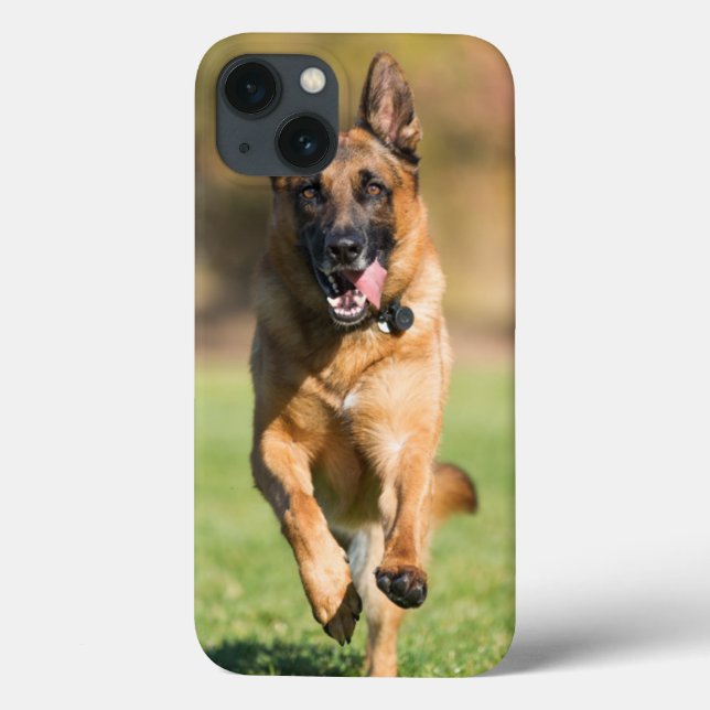 German Shepherd Running Case-Mate iPhone Case (Back)