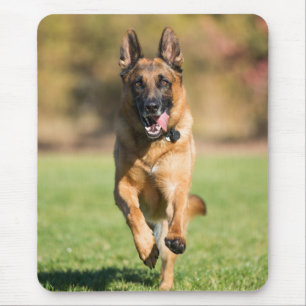 German Shepherd Running Mouse Mat
