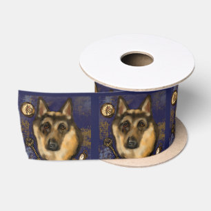 German Shepherd Satin Ribbon